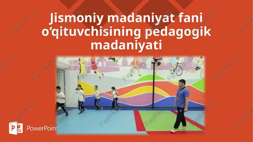 jismoniy madaniyat fanining pedagogik madaniyati — PPTX