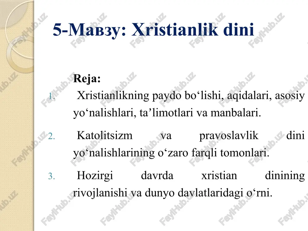 xristianlikdini — PPTX