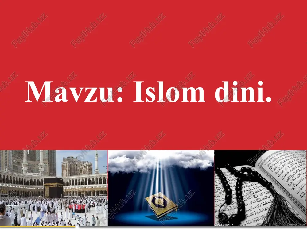 islomdinining paydobo‘lishidagi ijtimoiy-siyosiy va madaniy sharoitlar — PPTX