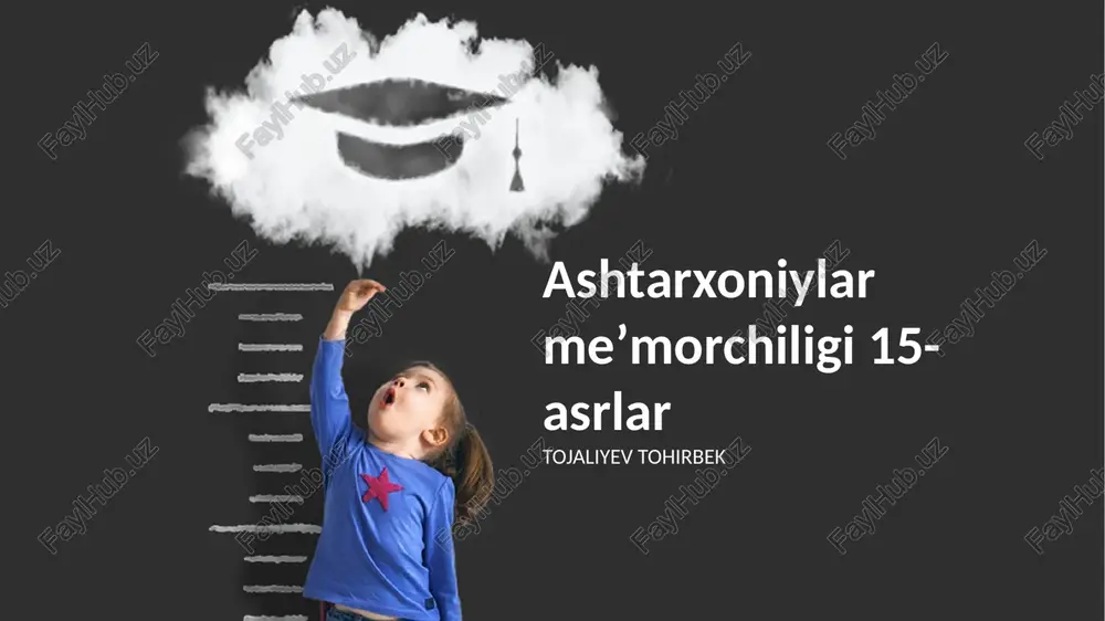 temuriylar me'morchiligining yirik namunalari — PPTX
