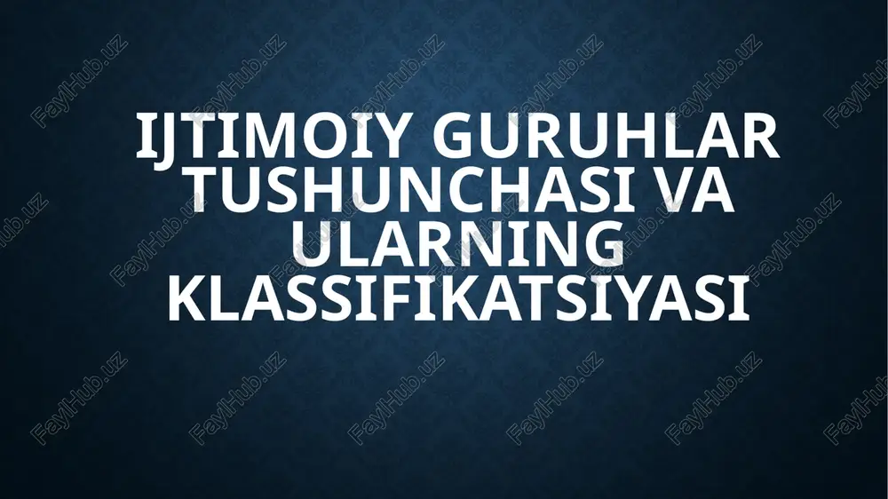 ijtimoiyguruhtushunchasi — PPTX