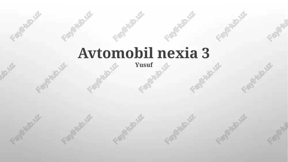 nexia 3 — PPTX