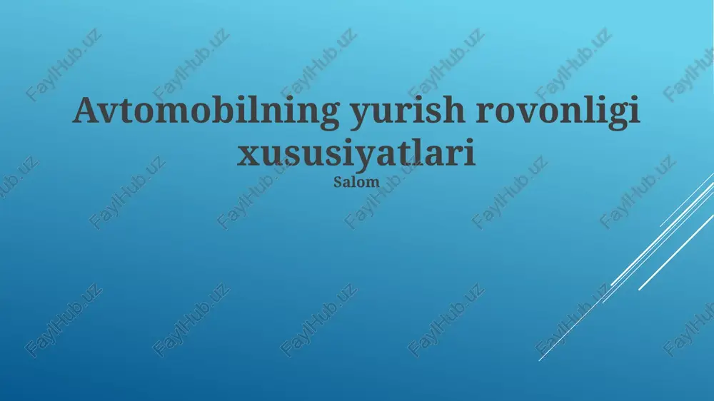 pnevmopodushkalar sistemasi — PPTX