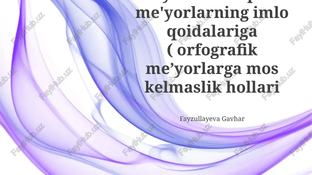 imlo qoidalari — PPTX