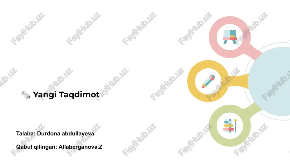 yangi taqdimot — PPTX