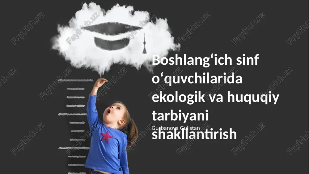 ekologik va huquqiy tarbiya — PPTX