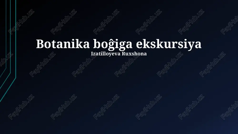 botanika boĝiga ekskursiya — PPTX