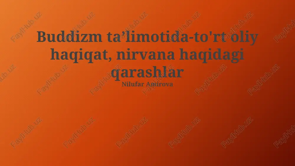 to'rt asil haqiqat — PPTX