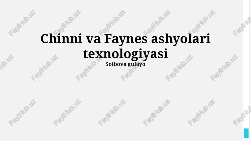 zamonaviy kuydirish usullari va jihozlari — PPTX