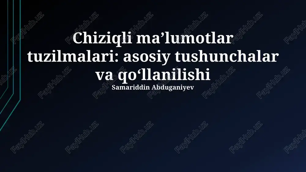 chiziqli ma'lumotlar tuzilmalari — PPTX