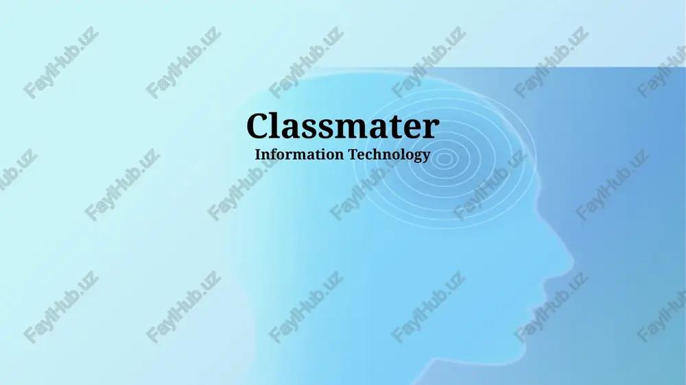 sinfdoshlar o'rtasidagi verbal bo'lmagan aloqa — PPTX