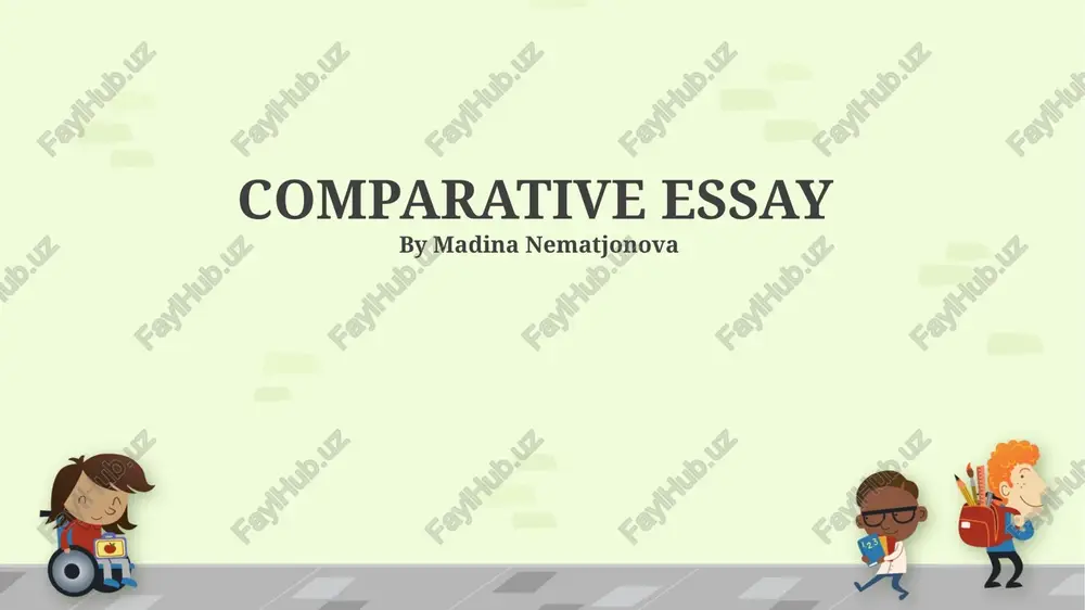 comparative essay — PPTX