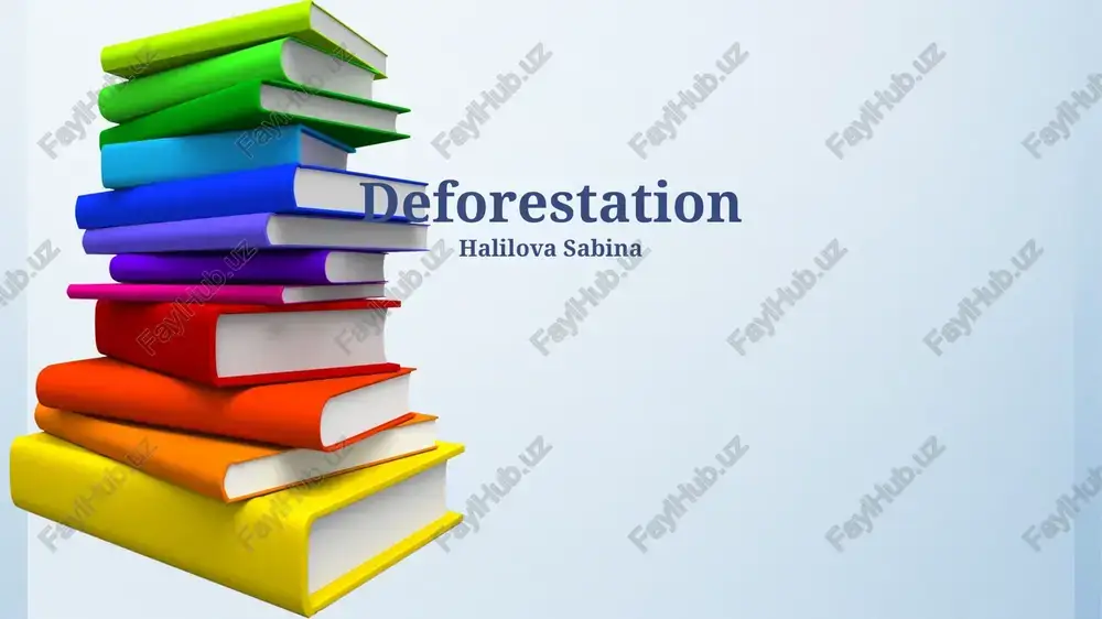 deforestation — PPTX