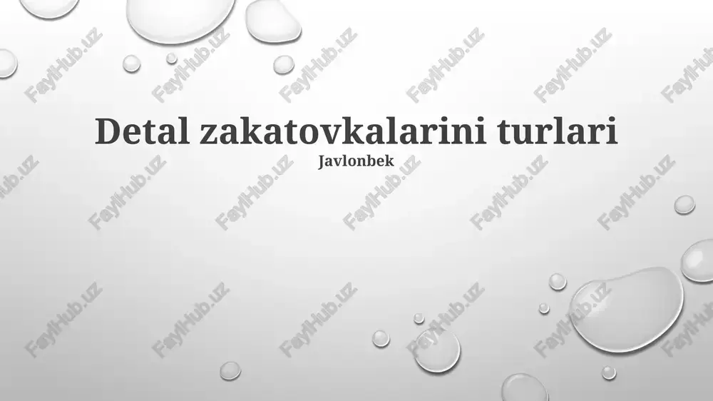 zamonaviy pardalar — PPTX
