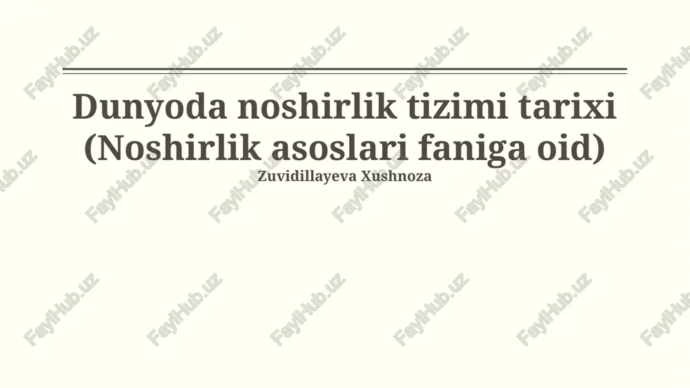 patronaj tadqiqotlari — PPTX