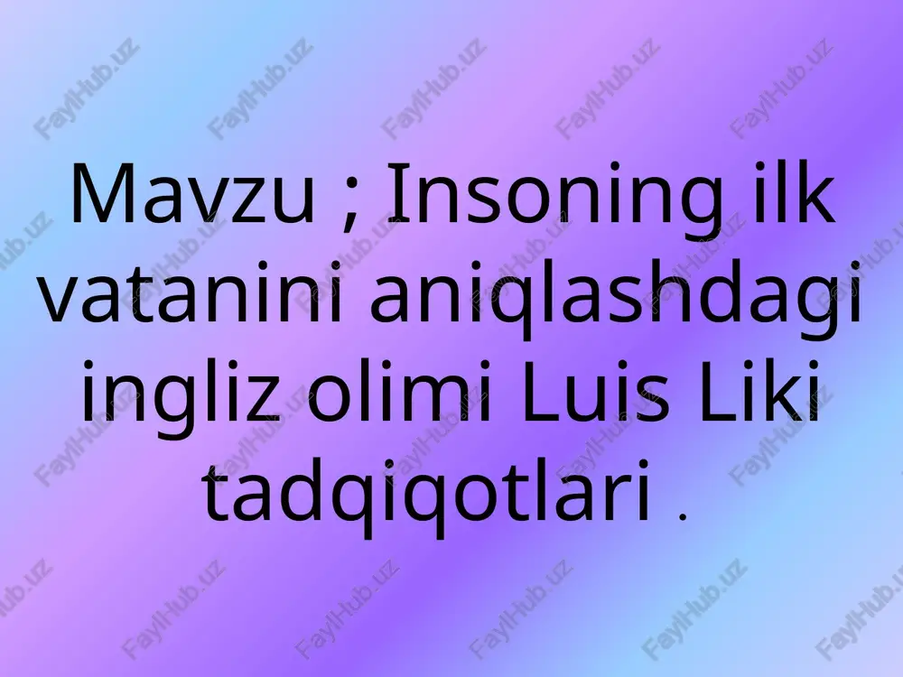 insoningilkvataninianiqlashdagiinglizolimiluislikitadqiqotlari — PPTX