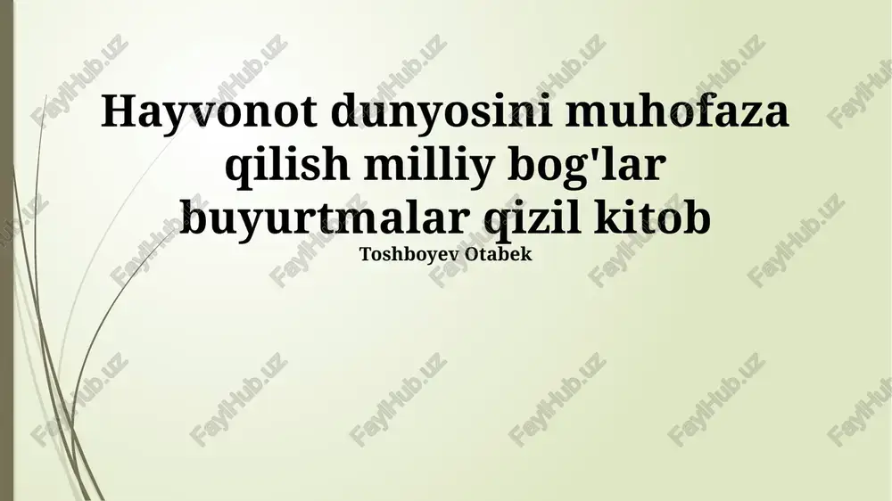 qizil kitob va buyruqlar — PPTX