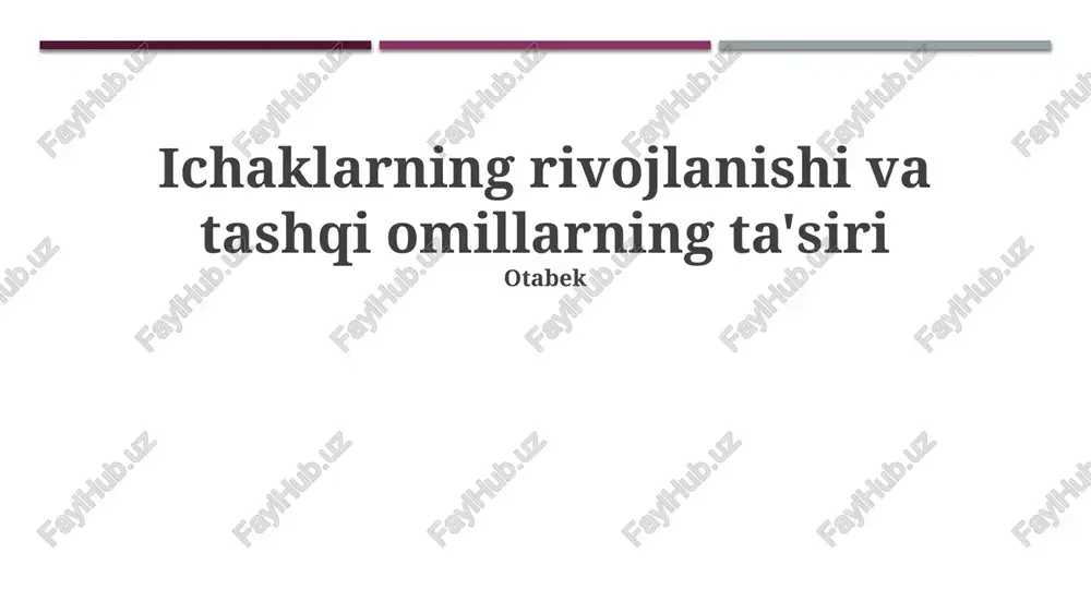 muzlik massasining oʻsishi — PPTX