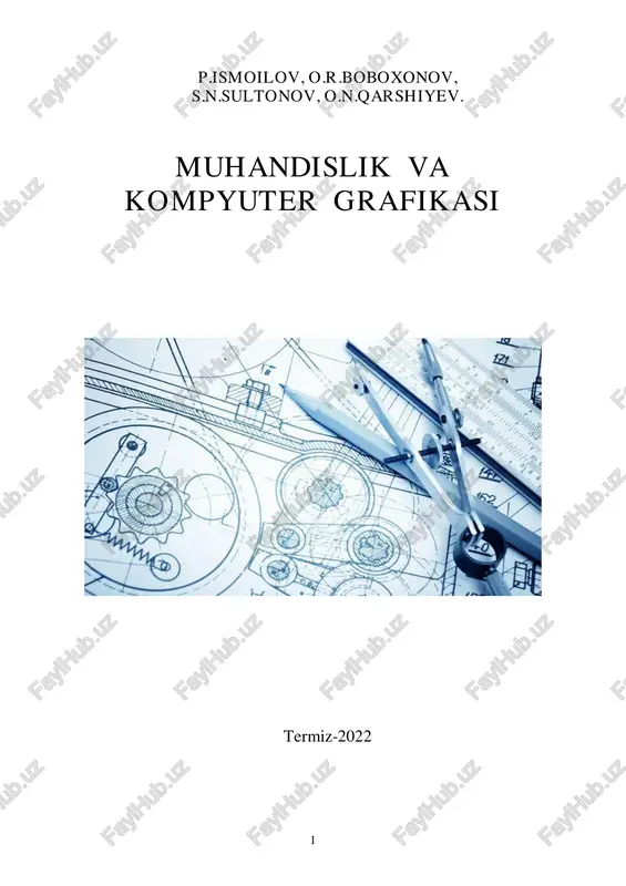 muhandislik va kompyuter grafikasi — PDF
