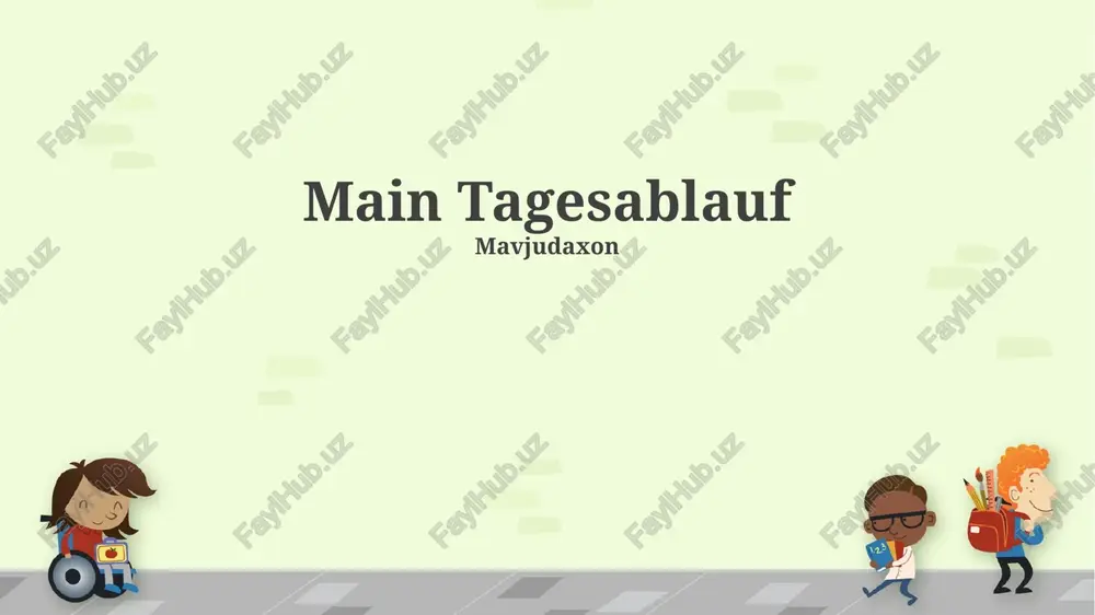 mittagspause — PPTX