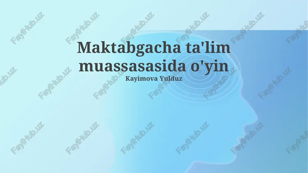 zamonaviy texnologiyalar — PPTX