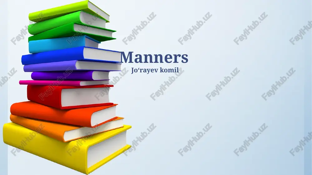 manners — PPTX