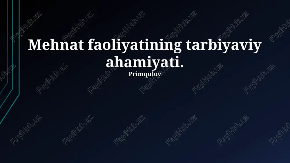 primqulov — PPTX