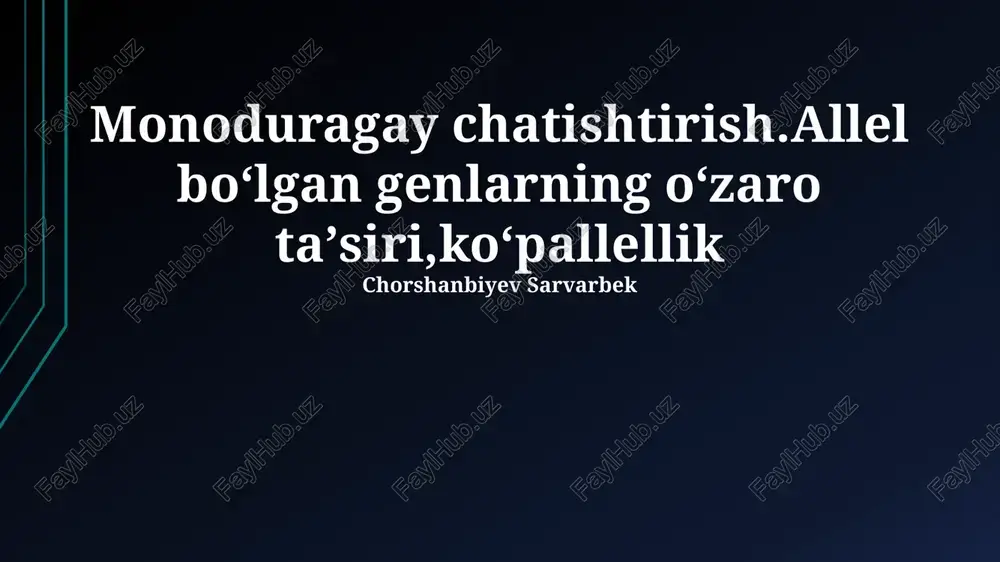 qon guruhlari (abo tizimi) — PPTX