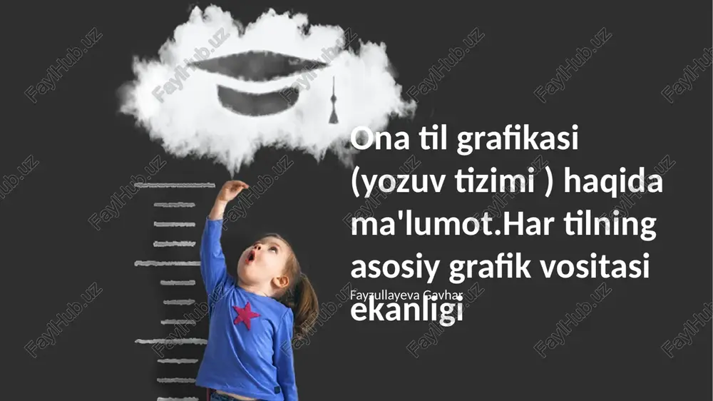 ona til grafikasi (yozuv tizimi ) — PPTX