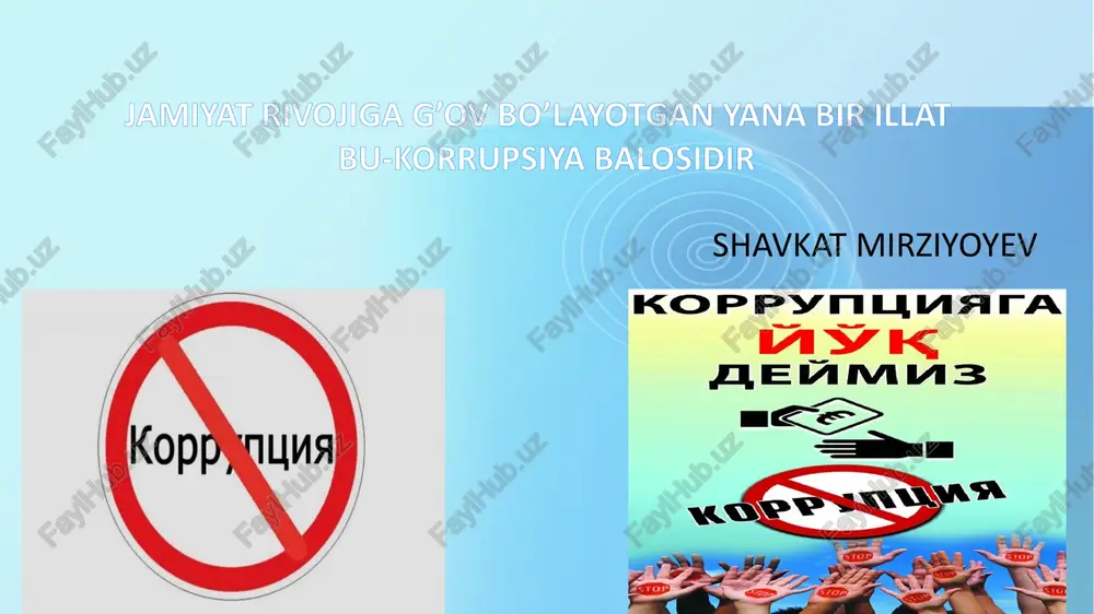korrupsiya — PPTX