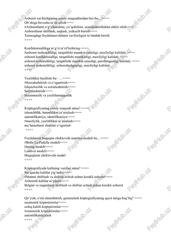 kriptografiya — DOCX