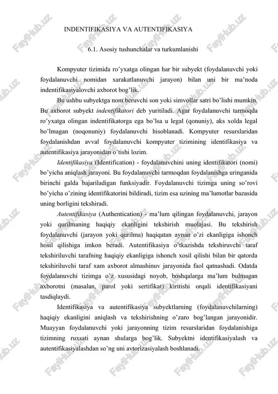 indentifikasiya va autentifikasiya — DOCX