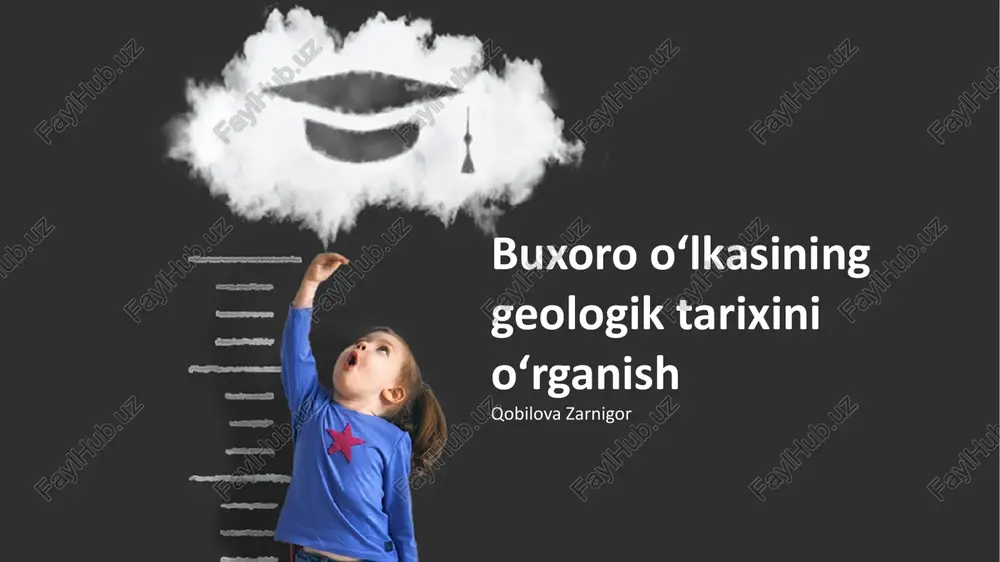 buxoro oʻlkasining geologik tarixini oʻrganish — PPTX