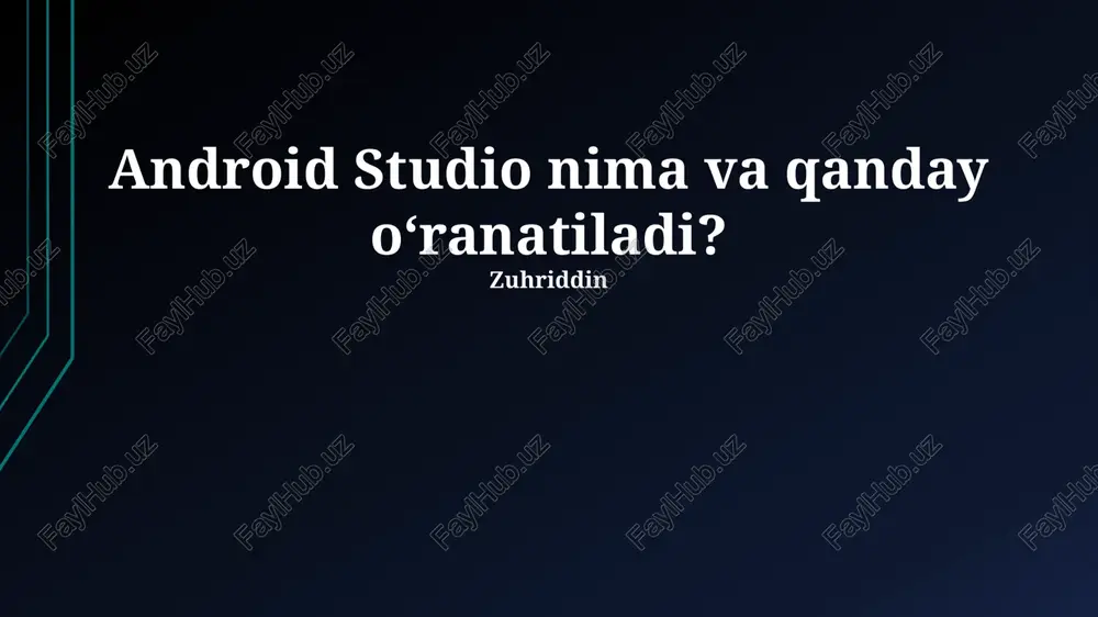 android studio — PPTX