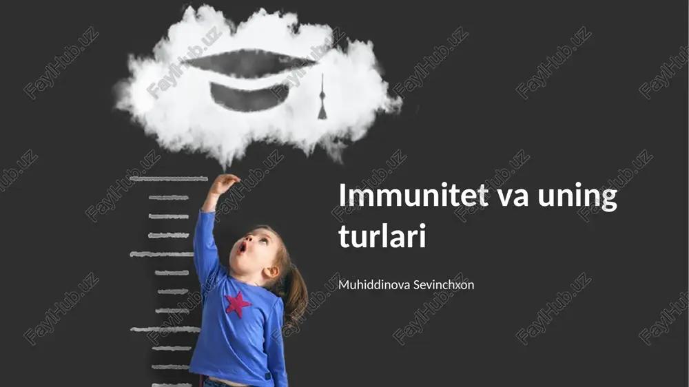 immunitet va uning turlari — PPTX