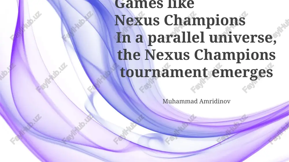 nexus champions — PPTX