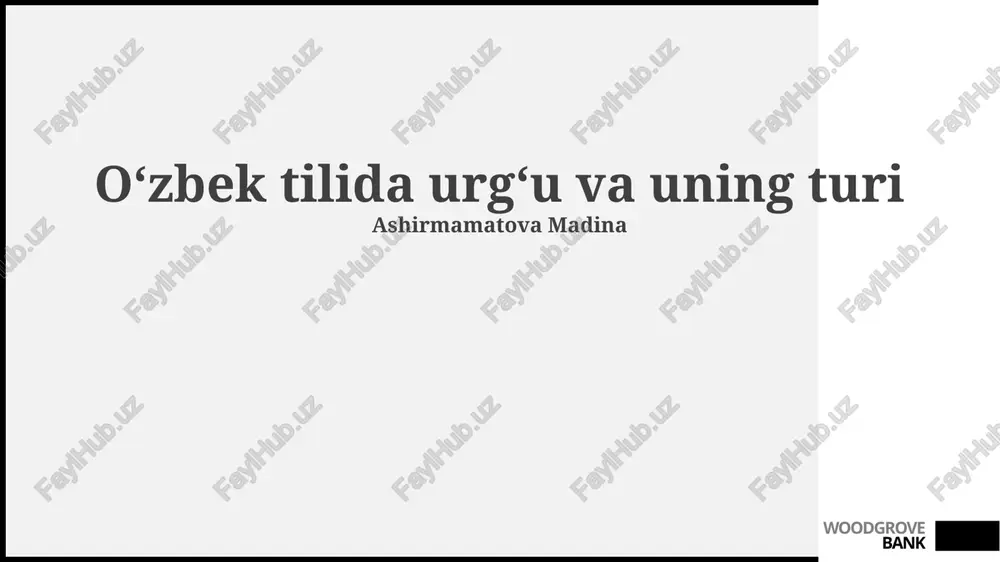 stressning ta'rifi va mohiyati — PPTX