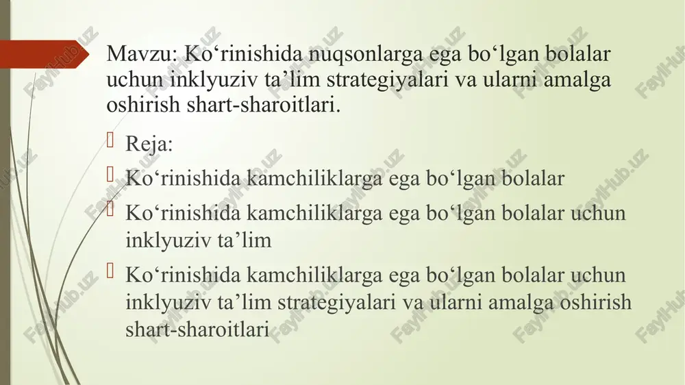 inklyuziv taʼlim strategiyalari — PPTX
