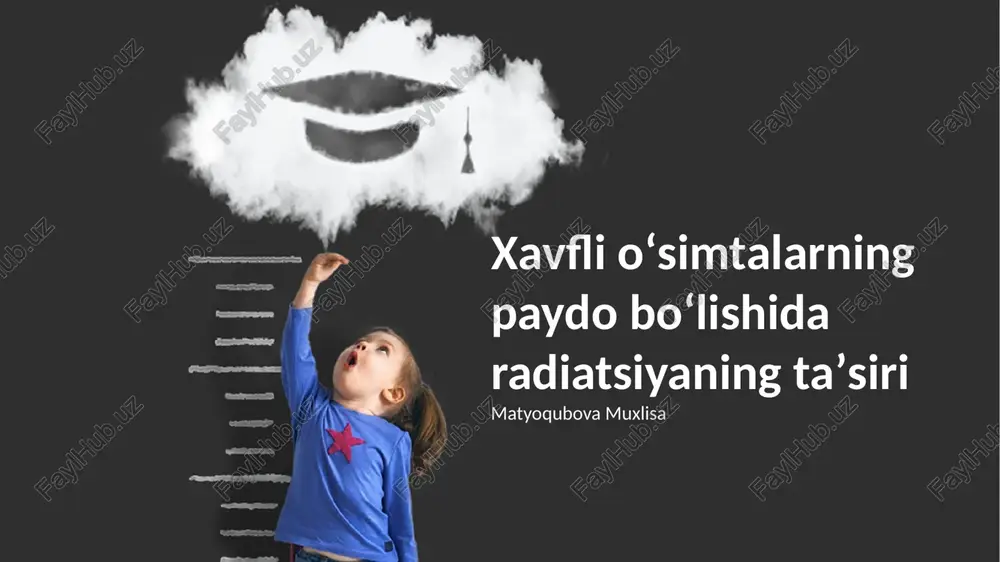 radiatsiyaning ta'siri — PPTX