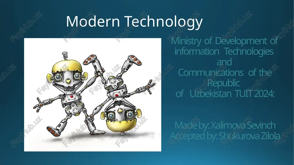 modern technology — PPTX