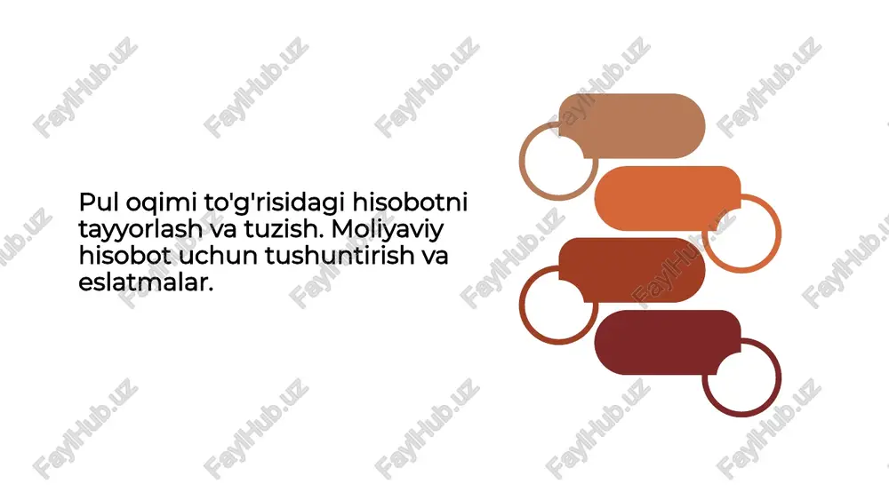 pul oqimi hisoboti — PPTX