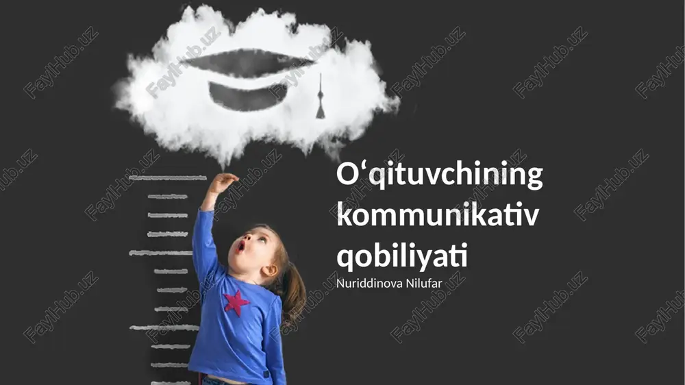 oʻqituvchining kommunikativ qobiliyati — PPTX