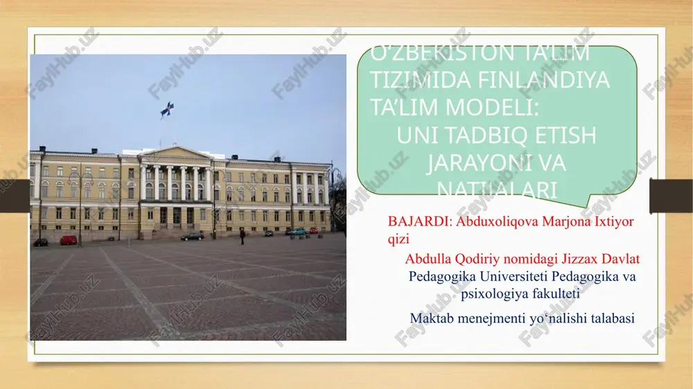 finlandiya ta'lim modeli — PPTX