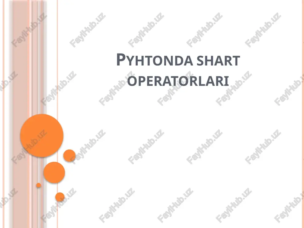 pyhtondashartoperatorlari — PPTX