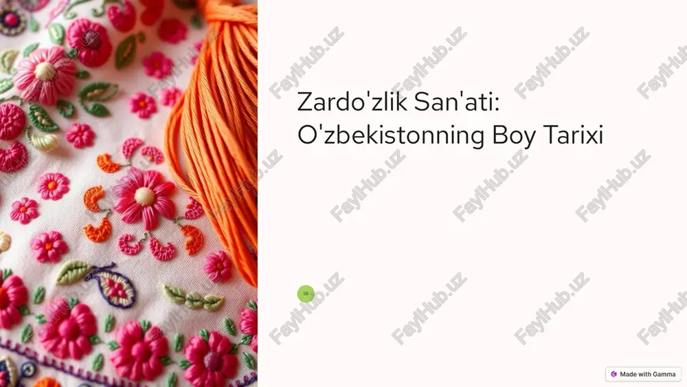 zardo'zlikning ildizlari — PPTX