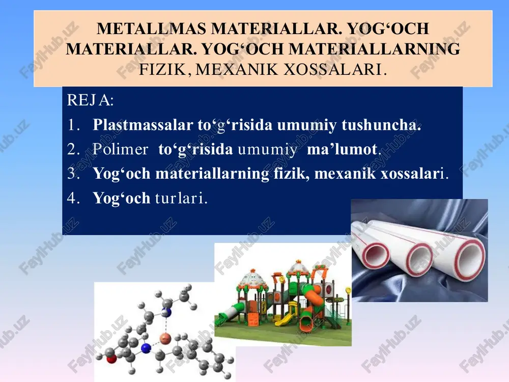 plastmassalar — PDF