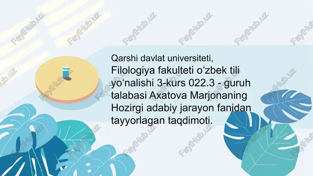 pirimqul qodirov hayoti — PPTX