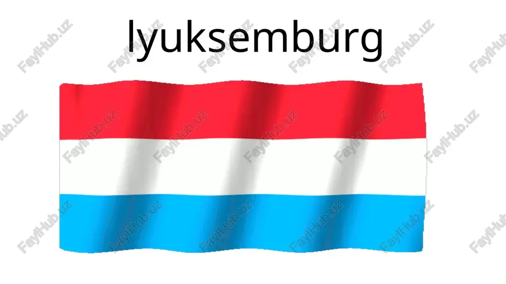 lyuksemburg — PPTX