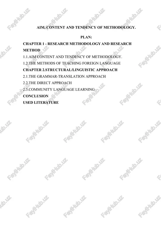 approaches and methods for teaching a second language — DOCX