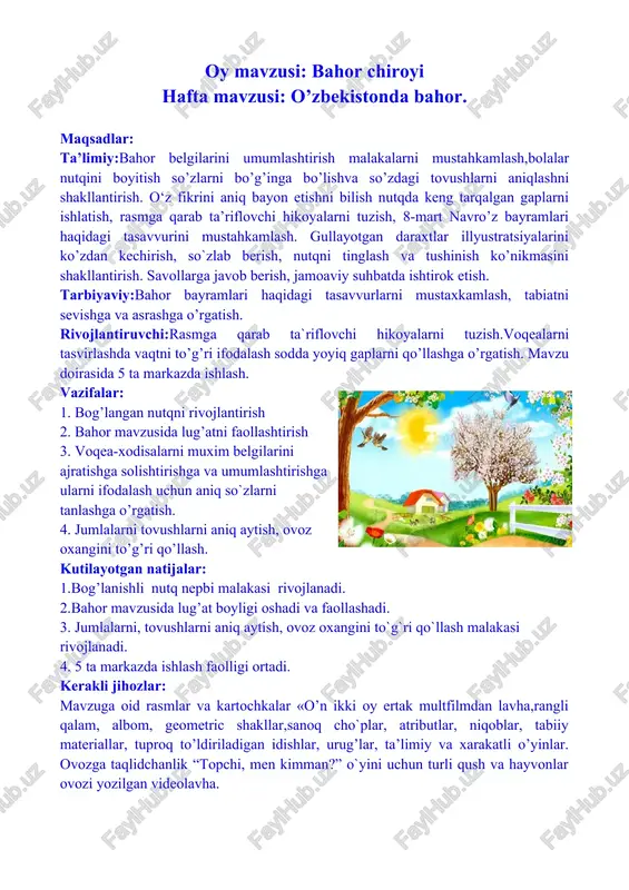 bahor chiroyi — DOCX